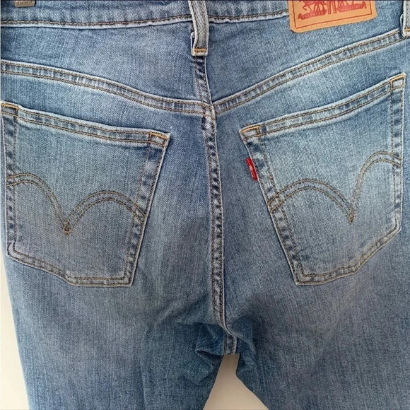 Levi’s Wedgie Skinny Light Distressed Button Fly Jean Size 27 - Picture 9 of 9